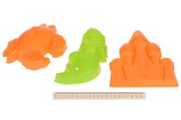 Набор для игры с песком Same Toy Ведерко, 6 единиц, розовое (976Ut-1)