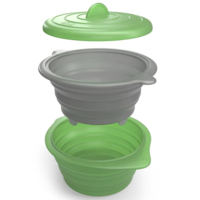 Складной силиконовый контейнер-пароварка Chicco (12437.00)