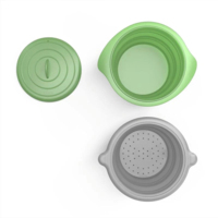 Складной силиконовый контейнер-пароварка Chicco (12437.00)