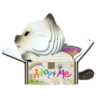 3D пазл Eugy Зоопарк Котенок сиамский (XEG-088)