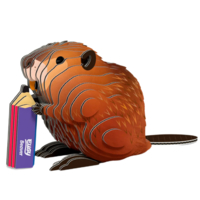 3D пазл Eugy Зоопарк Бобер (XEG-127) 