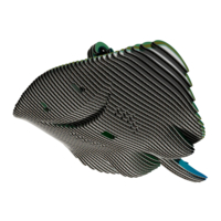 3D пазл Eugy Зоопарк Скат (XEG-102)