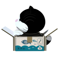 3D пазл Eugy Зоопарк Кошеня чорно-біле (XEG-089)