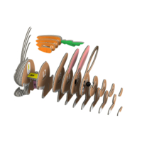 3D пазл Eugy Зоопарк Кролик (XEG-071)