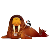 3D пазл Eugy Зоопарк Морж (XEG-107) 