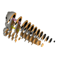 3D пазл Eugy Зоопарк Сурикат (XEG-046)