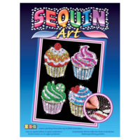 Набір для творчості Sequin Art BLUE Кекси (SA1130) 
