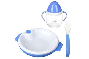 Набір для годування Nuvita 6м+ Блакитний 3 предмета (NV1491Blue) 