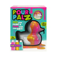 Набір для творчості Pour Palz Флюїд Арт Каченя Золота феєрія (GS-G26261B) 