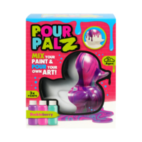 Набір для творчості Pour Palz Флюїд Арт Каченя Ягідна фантазія (GS-G26261C) 