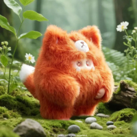 Мягкая игрушка-сюрприз с кольцом 10/10 TOYS Giggle Monster Лесные пушистики (GM9981134)