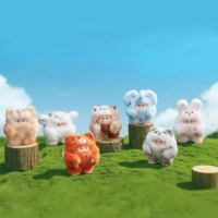 Мягкая игрушка-сюрприз с кольцом 10/10 TOYS Giggle Monster Лесные пушистики (GM9981134)