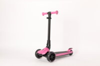 Детский 3-колесный самокат Lamborghini с регулировкой высоты, розовый (06526)