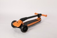 Детский 3-колесный самокат Lamborghini с регулировкой высоты, оранжевый (06519)