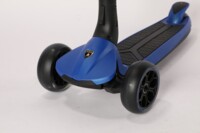 Детский 3-колесный самокат Lamborghini с регулировкой высоты, синий (06502)