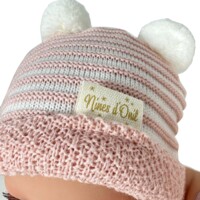 Кукла Nines d`Onil Reborn Девочка в розовой одежде, 37см (02459)