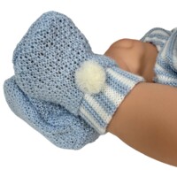 Лялька Nines d`Onil Reborn Хлопчик у блакитному одязі, 37см (02442)