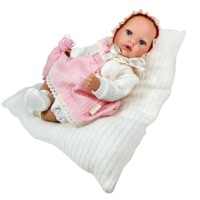 Кукла Nines d`Onil маленькая Тита в розовом платье, 40см (52003)