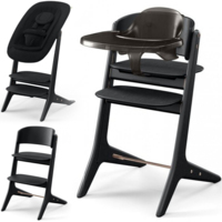 Стільчик для годування 4 в 1 Cybex Lemo Platinum Black Wood (524001569) 