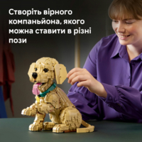 Конструктор LEGO Icons Цуценя золотистого ретривера (11384)
