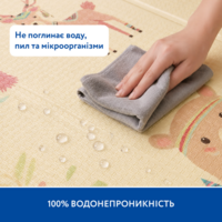 Великий двосторонній термокилимок Piccolino "Ведмежа і друзі", 180х200х1,5 см (26000005)