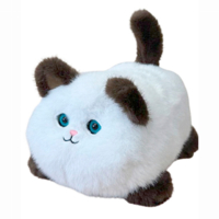 Інтерактивна іграшка Smart Blinking Cat біло-коричнева (2986096054098) 