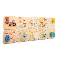 Іграшковий набір Пазл Ферма з цифрами, New Classic Toys (05181) 