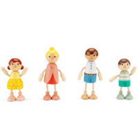 Ігровий набір New Classic Toys Ляльки лялькового будинку (10740)