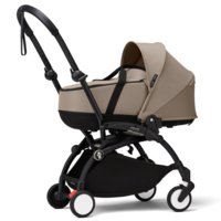 Коляска 2 в 1 Stokke YOYO³ Newborn Shell Black Taupe (k.646404.02)