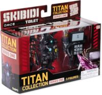 Набор коллекционных фигурок Skibidi Toilet Titan 3-Pack (13003)