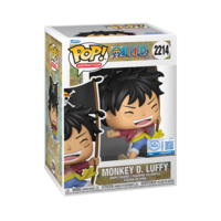 Ігрова фігурка Funko POP! Великий куш, Луффі з прапором (91970) 