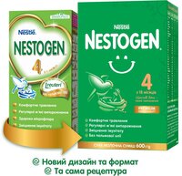 Суміш суха молочна Nestogen 4 з лактобактеріями L. Reuteri для дітей з 18 місяців 600 г 
