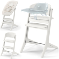 Стільчик для годування 4 в 1 Cybex Lemo Platinum White Wood (524001571) 