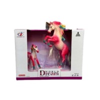 Ігровий набір Dino Toys Єдиноріг, кораловий, 2 шт. (54401) 