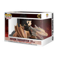 Игровая фигурка Funko Pop! Rides Дом Дракона S4, Эйгон Таргариен и Солнечный Огонь (83460)