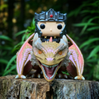 Игровая фигурка Funko Pop! Rides Дом Дракона S4, Эйгон Таргариен и Солнечный Огонь (83460)