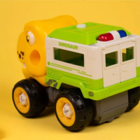 Машинка-конструктор OTAMANKO Тиранозавр Вантажівка, жовтий/зелений (OTA-125TR)