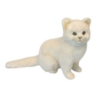 М'яка іграшка Hansa Біле кошеня, що сидить, 32 см (6433) 