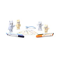 Набір для творчості Crayola Washimals Bluey, 4 тваринки та 6 фломастерів (74-0253)