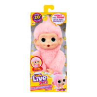 ​Інтерактивна іграшка Little Live Pets Мавпеня Луна Лемон рожева (26764)