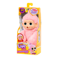 ​Інтерактивна іграшка Little Live Pets Мавпеня Луна Лемон рожева (26764)