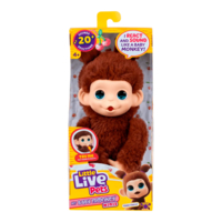 Интерактивная игрушка Little Live Pets Обезьяна Чики Черри коричневая (26765)