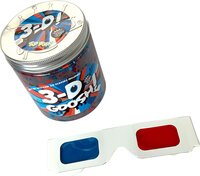 Лизун с 3D эффектом Compound Kings Slime 3-D Goosh с очками Красный-Белый-Голубой 425 г (300115-1) 