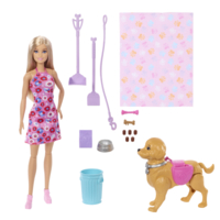 Ігровий набір Barbie Прогулянка з песиком (JJB46)