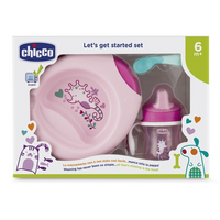 Подарунковий набір посуду Chicco Meal Set, рожевий (16200.11) 