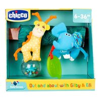 Іграшка на коляску Chicco Жирафа Джилбі та Слоненя Елі (10060.00)