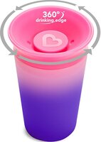 Чашка-непроливайка Munchkin Miracle 360° Color Рожева 266 мл (44123.02)
