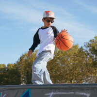 Солнцезащитные очки Ki ET LA Pop Navy Red для детей 7-12 лет (69632)