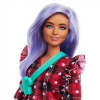 Лялька Barbie Модниця в клітчастій сукні 29 см (GRB49)
