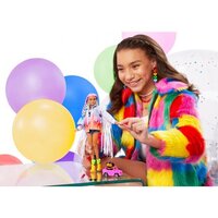 Лялька Barbie Екстра з веселковими кісками (GRN29)